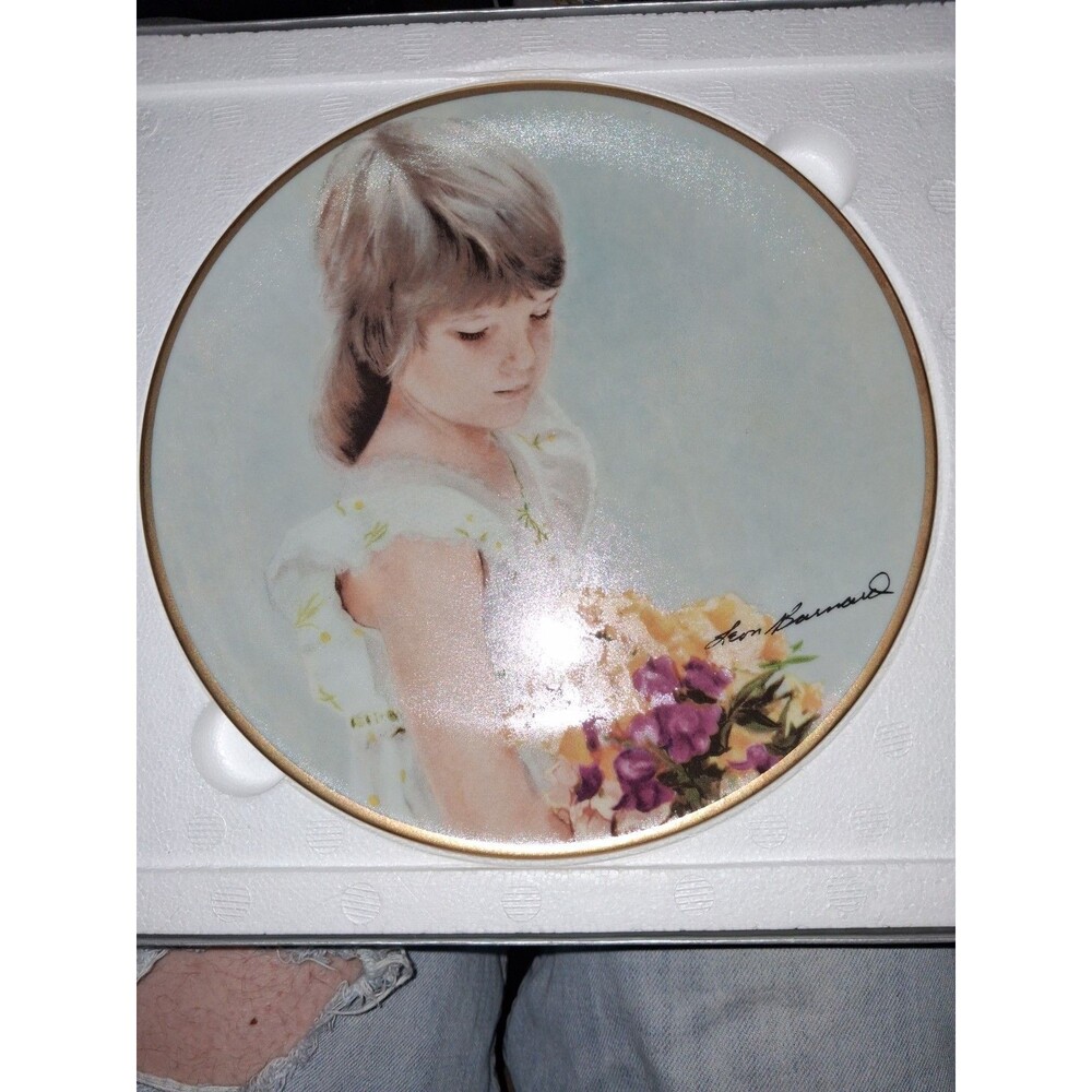 Leon Barnard All Seven plates Child Plate Collector's Series Children Of The Wk